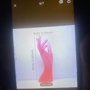 Pink hand can ship  now